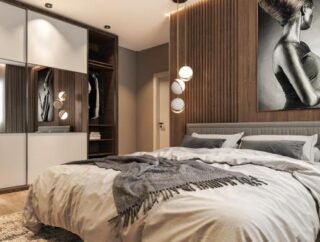 Projektowanie nowoczesnej sypialni z połączoną garderobą lub łazienką – pomysły i aranżacje