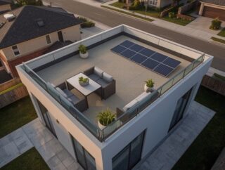 Stropodach jako oszczędność materiałów przy niewielkim metrażu