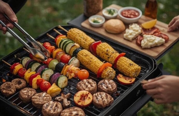 Roślinne smaki z rusztu – lekkie propozycje na majowe grillowanie